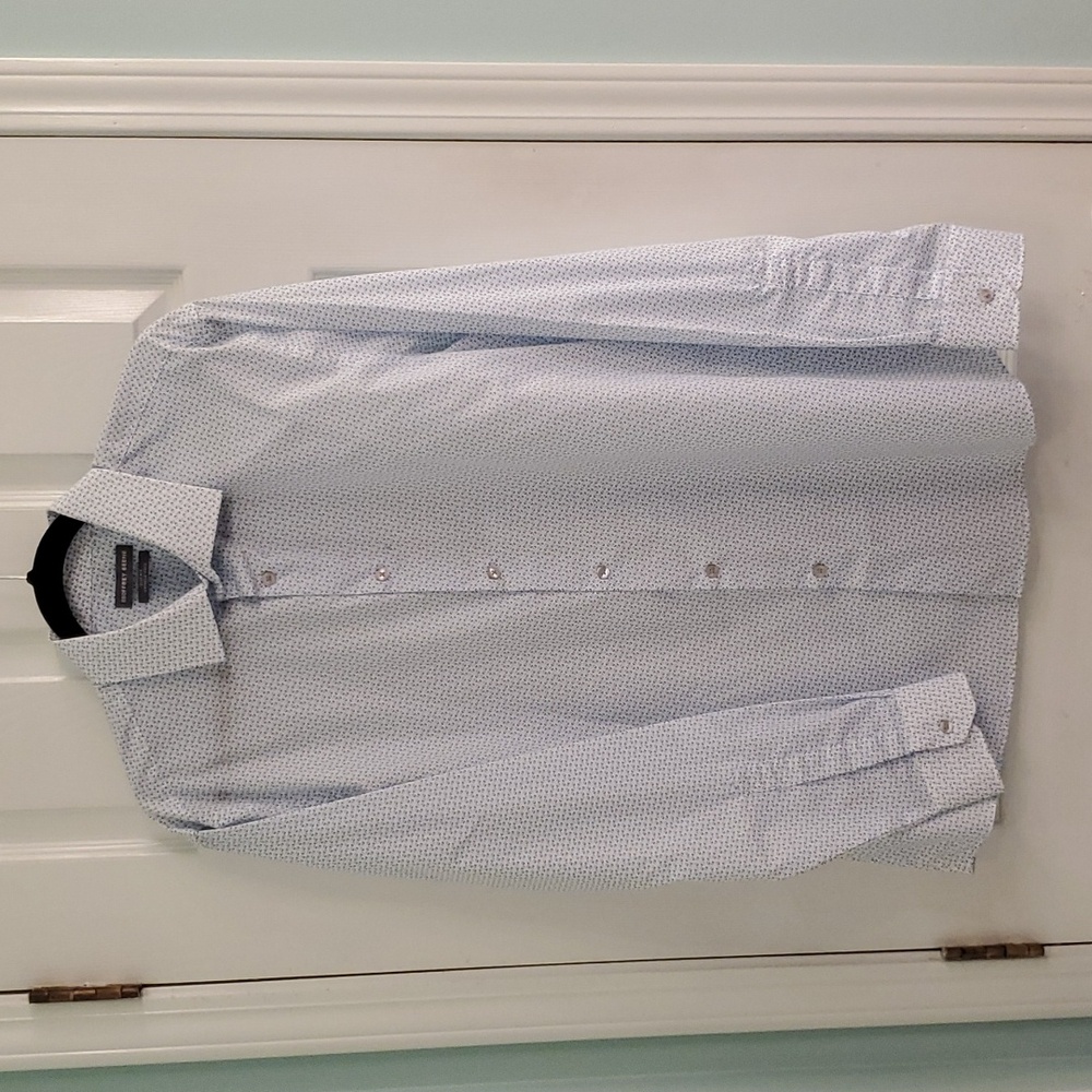 Geoffrey Beene washed once but never worn men's button down size L